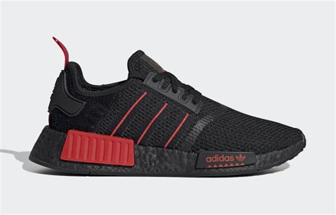 adidas nmd r1 rot grau schwarz 36|Adidas NMD r1 black men's.